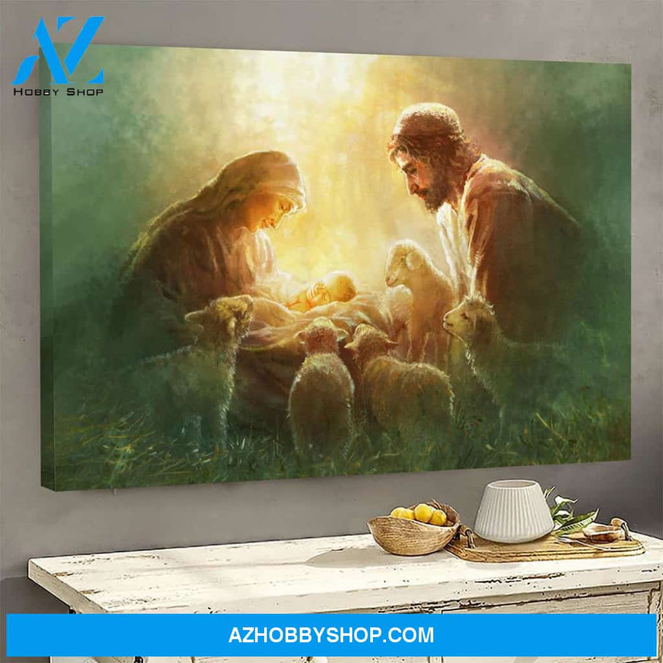 Jesus Landscape Canvas Wall Art - God Wall Art - Jesus Canvas Art- Customwitch
