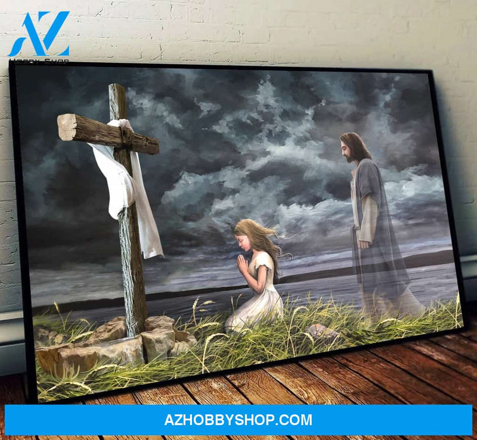 Jesus Landscape Poster Canvas, Wall Decor Visual Art, Art Poster, My Poster Wall