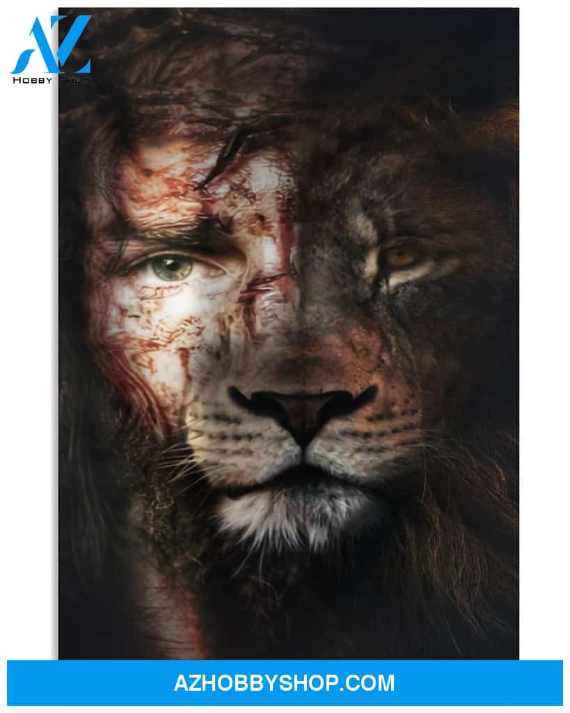 Jesus Lion Of Judah Easter Canvas And Poster, Wall Decor Visual Art, Wall Poster, My Poster Wall