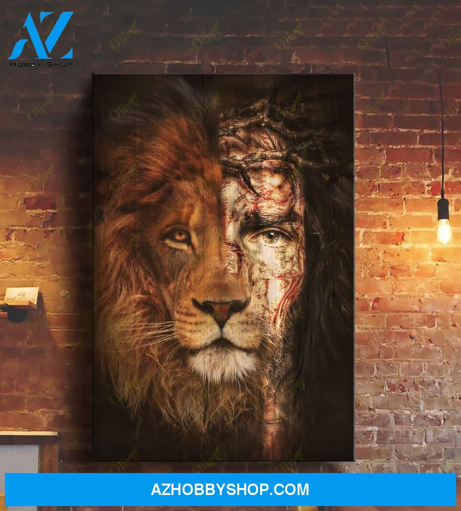 Jesus, Lion Of Judah Easter Canvas And Poster, Wall Decor Visual Art, Wall Poster, My Poster Wall