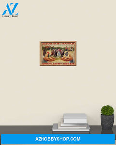 Jesus My Savior Horses My Therapy Easter Canvas Wall Art, Wall Decor Visual Art, Canvas Decor