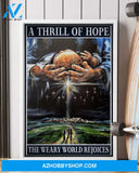 Jesus Nativity A Thrill Of Hope Easter Canvas And Poster, Wall Decor Visual Art, Wall Poster, My Poster Wall