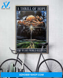 Jesus Nativity A Thrill Of Hope Easter Canvas And Poster, Wall Decor Visual Art, Wall Poster, My Poster Wall