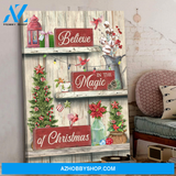 Jesus Portrait Canvas Wall Art - God Wall Art - Jesus - Christmas Decoration - Believe In The Magic Of Christmas