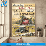 Jesus Portrait Canvas Wall Art - Jesus Wall Art - Everyday Is A New Beginning