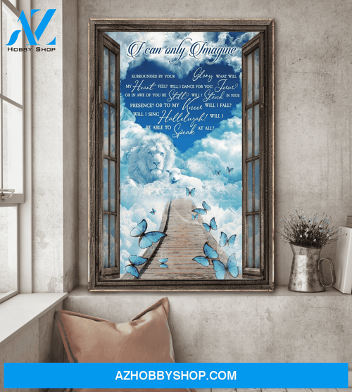 Jesus Portrait Canvas Wall Art - Jesus Wall Art - I Can Only Imagine