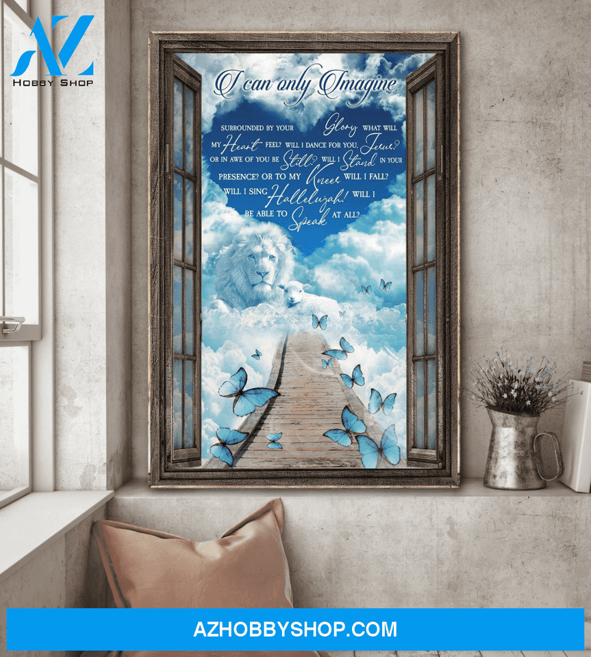 Jesus Portrait Canvas Wall Art - Jesus Wall Art - I Can Only Imagine