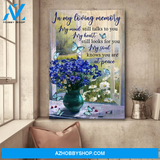 Jesus Portrait Canvas Wall Art - God Wall Art - My Heart Still Looks For You My Soul Knows You Are At Peace