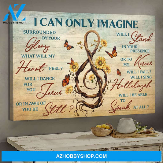Jesus - Sol Key - I can only imagine - Landscape Canvas Prints, Wall Art