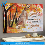 Jesus - Spirit Lead Me Where My Trust Is Without Borders - Matte Canvas (1.25")