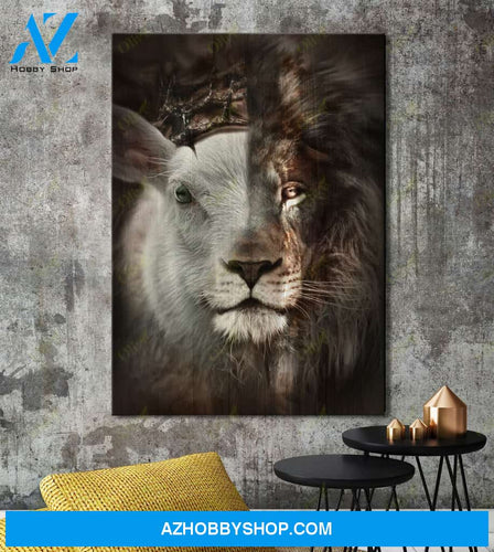 Jesus The lamb of God Canvas And Poster, Wall Decor Visual Art