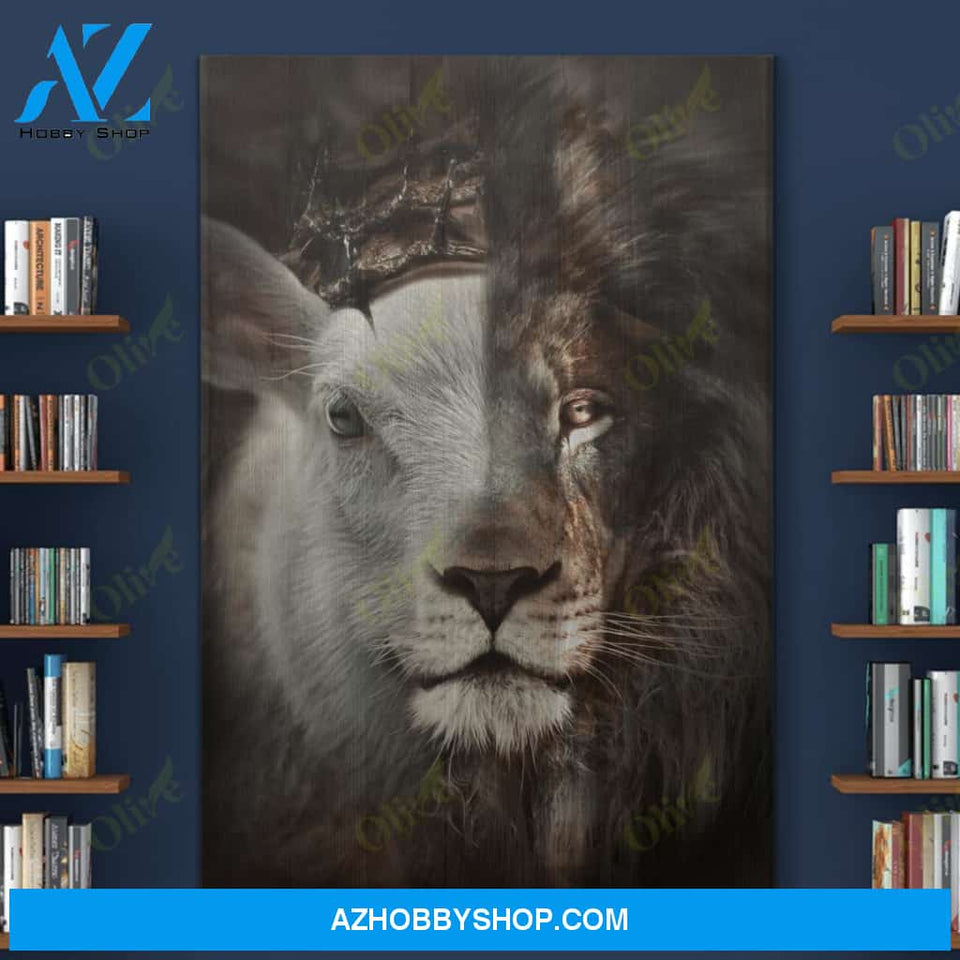 Jesus, The Lamb Of God Easter Canvas And Poster, Wall Decor Visual Art, Wall Poster, My Poster Wall