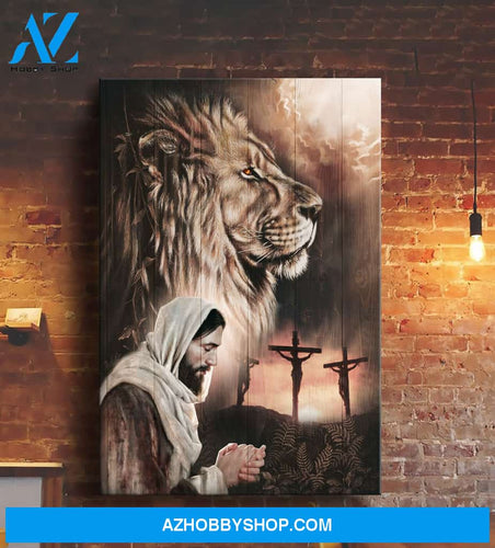 Jesus, The Lion Of Judah 2 Easter Canvas And Poster, Wall Decor Visual Art, Wall Poster, My Poster Wall