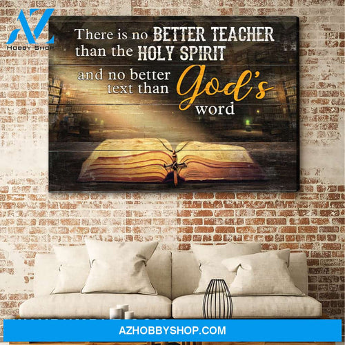 Jesus - There is no better text than God's word - Landscape Canvas Prints, Wall Art