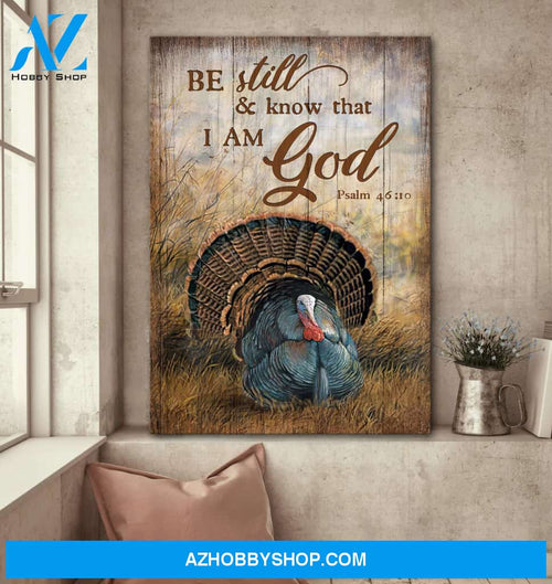 Jesus - Turkey - Be still and know that I am God - Portrait Canvas Prints, Wall Art