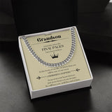 Our Journey Cuban Link Chain Gift For Men Anniversary Christmas Birthday Present For Husband Boyfriend Fiance