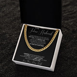 Future Husband Cuban Chain Jewelry Gift For Men Birthday Christmas Present