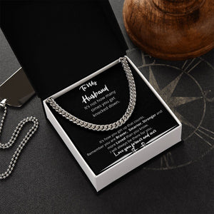 How Many Times Knocked Down Cuban Chain Gift For Husband Birthday Anniversary Christmas Present For Men