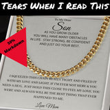 Our Journey Cuban Link Chain Gift For Men Anniversary Christmas Birthday Present For Husband Boyfriend Fiance