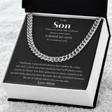 Our Journey Cuban Link Chain Gift For Men Anniversary Christmas Birthday Present For Husband Boyfriend Fiance