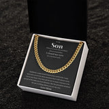 Our Journey Cuban Link Chain Gift For Men Anniversary Christmas Birthday Present For Husband Boyfriend Fiance