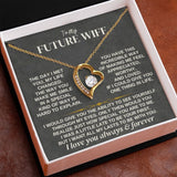 To My Future Wife Necklace - Forever Love, Necklace for Girlfriend, Necklace for Her, Forever Love Necklace
