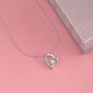 Granddaughter Necklace from Grandma - Necklace Close To Feel My Love, Best Necklace for Granddaughter, Forever Love Necklace