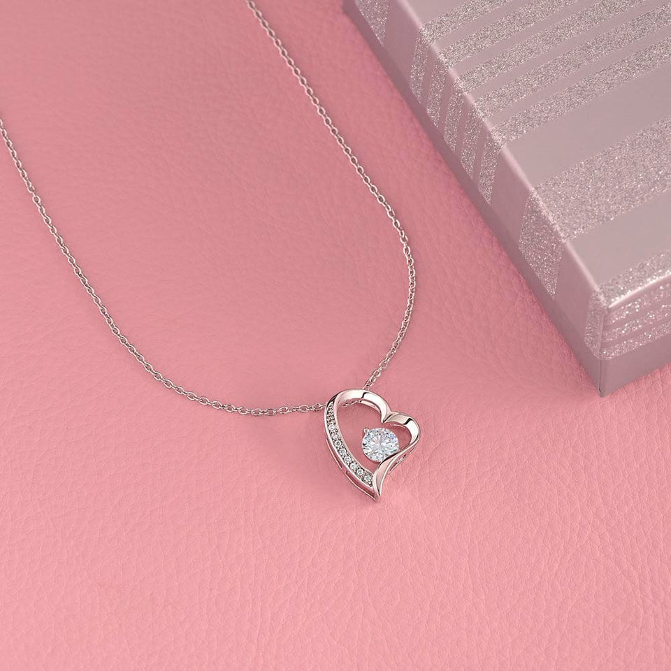 Granddaughter Necklace from Grandma - Necklace Close To Feel My Love, Best Necklace for Granddaughter, Forever Love Necklace