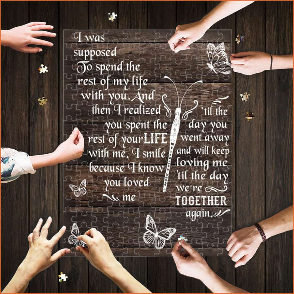 Jigsaw Puzzle Canvas Family Together Again V2 Perfect Gifts Idea 