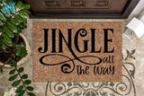 Jingle All The Way Christmas Doormat | Welcome Mat | House Warming Gift