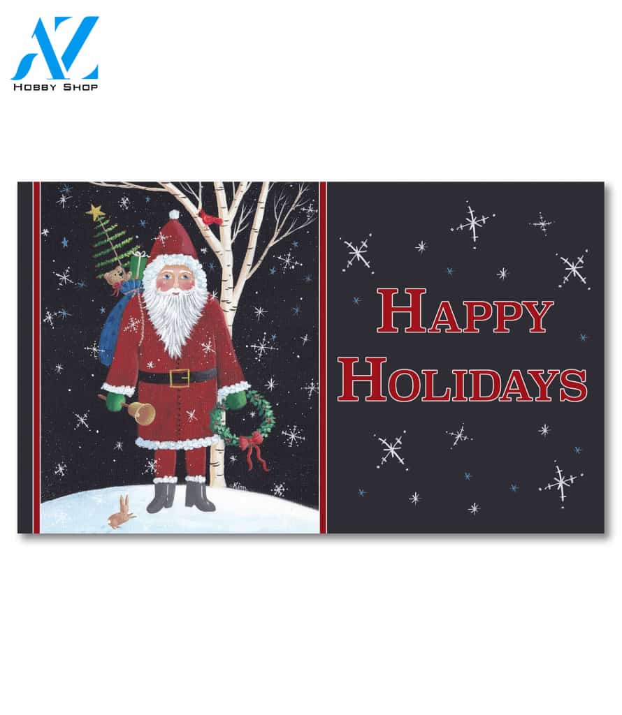 Jingle Santa - Doormat - 18" x 30"