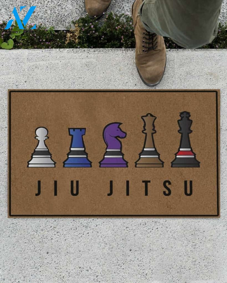 Jiu Jitsu Chess Doormat Indoor And Outdoor Doormat Welcome Mat Housewarming Gift Home Decor Funny Doormat Gift Idea