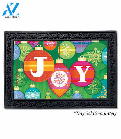 Joy Snowflake Doormat - 18" x 30"