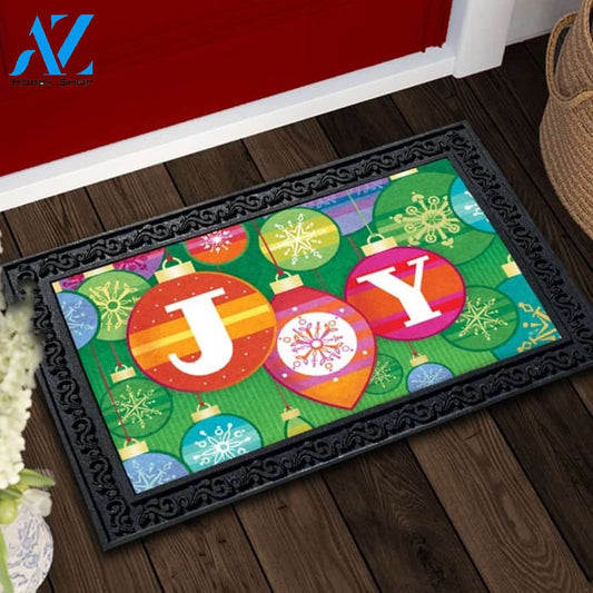 Joy Snowflake Doormat - 18" x 30"