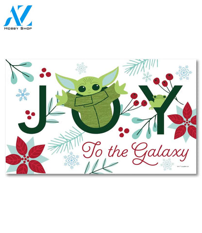Joy to the Galaxy the Child Doormat - 18" x 30"
