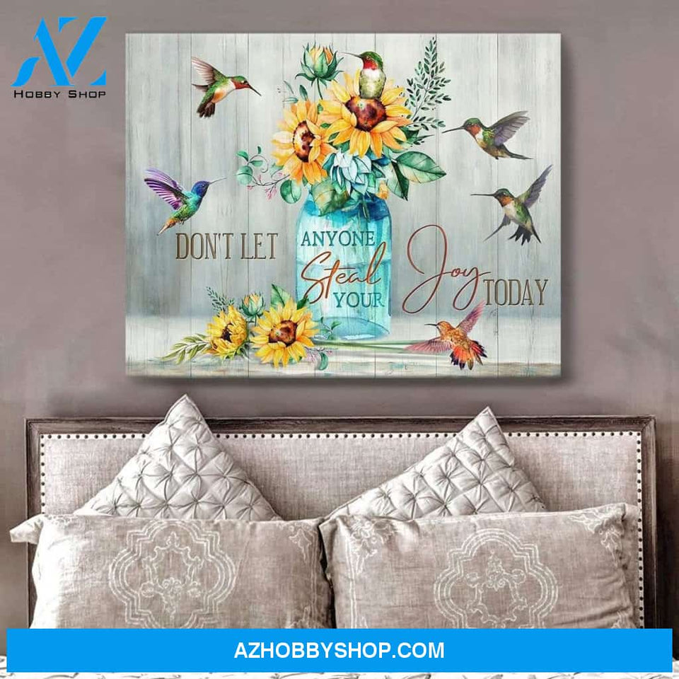 Joy Today Hummingbird Wall Art Canvas