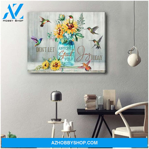 Joy Today Hummingbird Wall Art Canvas