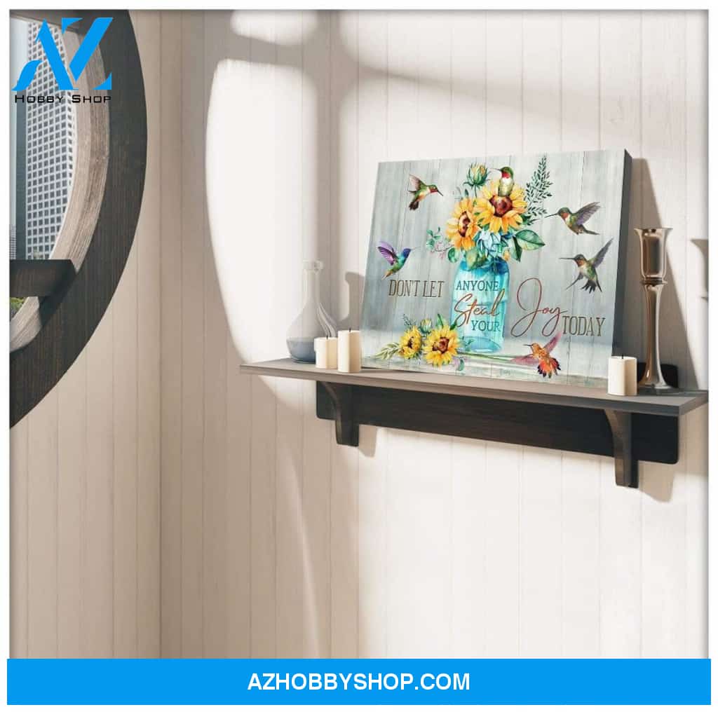 Joy Today Hummingbird Wall Art Canvas