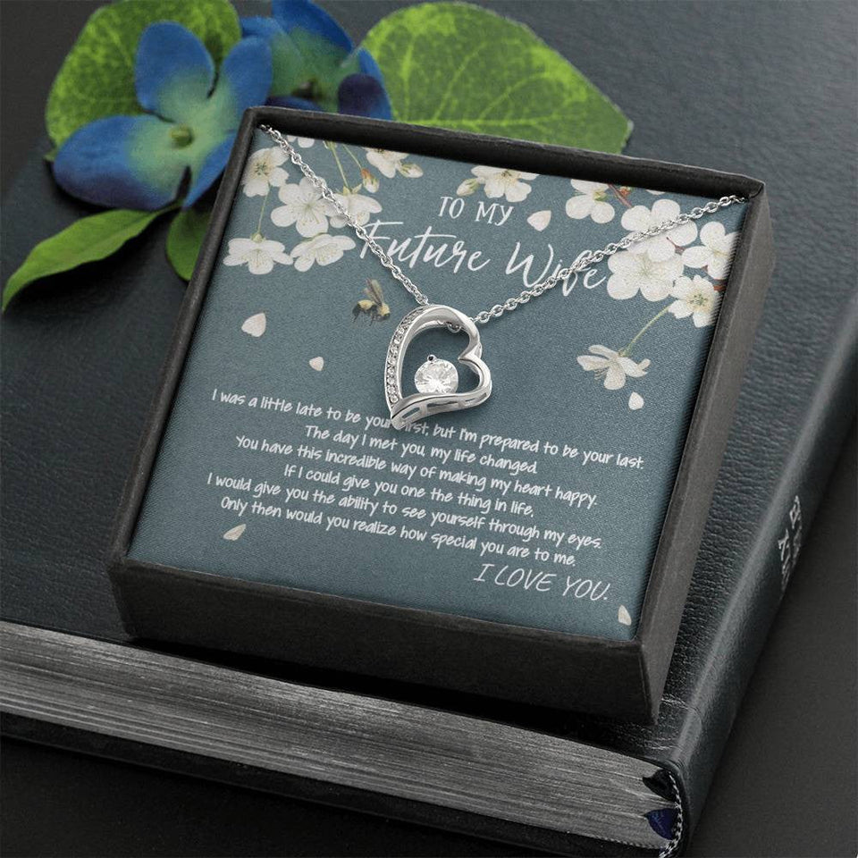 Gift For Future Wife I Love You Forever Love Necklace