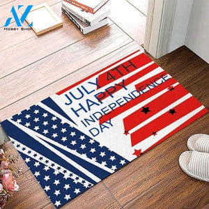 July 4th Independence Day Fourth Of July Doormat Happy National Day Housewarming Gift Outdoor Doormat Front Doormat Welcome Mat House Warming Gift Home Decor Funny Doormat Gift Idea