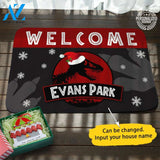 Jura Christmas Personalized Doormat