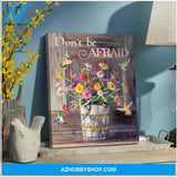 Just Believe Hummingbird Canvas Wall Art, Wall Decor Visual Art