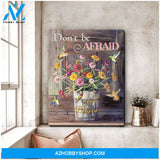 Just Believe Hummingbird Canvas Wall Art, Wall Decor Visual Art