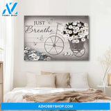 Just Breathe Daisy Bike - Premium canvas