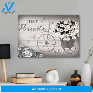 Just Breathe Daisy Bike - Premium canvas