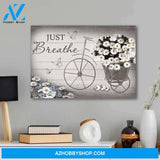 Just Breathe Daisy Bike - Premium canvas