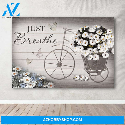 Just Breathe Daisy Bike - Premium canvas