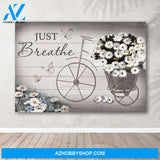 Just Breathe Daisy Bike - Premium canvas