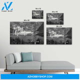 Just Breathe family multi names - Canvas