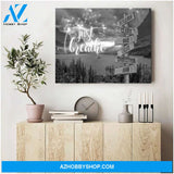 Just Breathe family multi names - Canvas